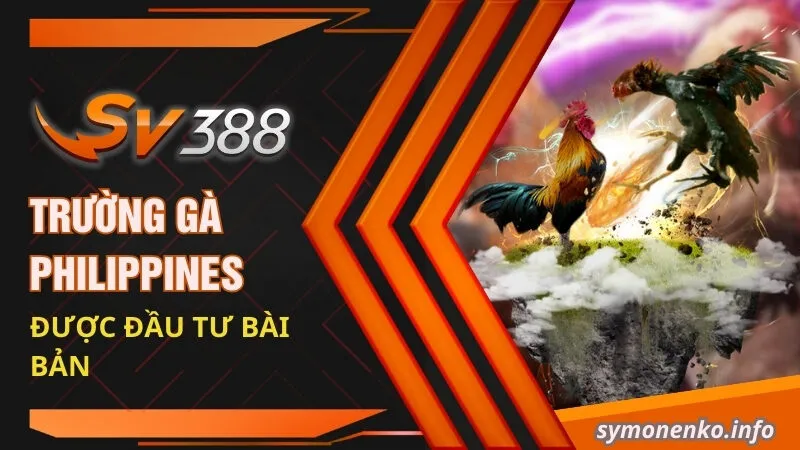 Đá Gà Philippines - Trải Nghiệm Không Khí Sôi Động, Thăng Hoa 3 Trường gà Philippines được đầu tư bài bản