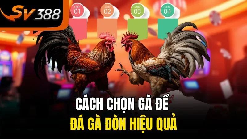 Đá Gà Đòn SV388 - Bí Quyết Chọn Kèo Chuẩn, Thắng Lớn Mỗi Ngày 3 Cách chọn gà để đá gà đòn hiệu quả